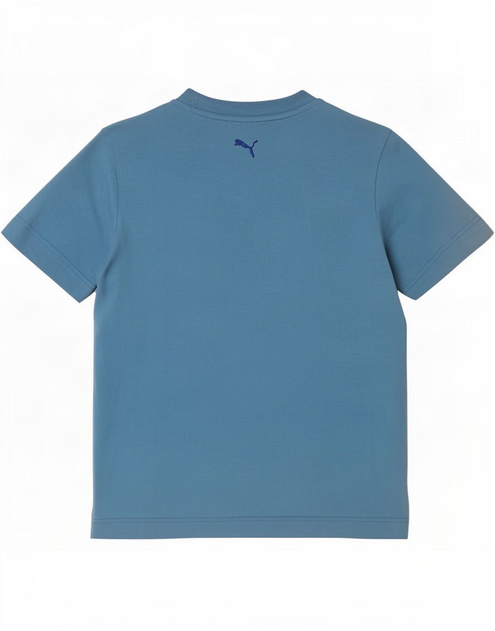 Puma Mens Graphic T-Shirt Top Small Blue