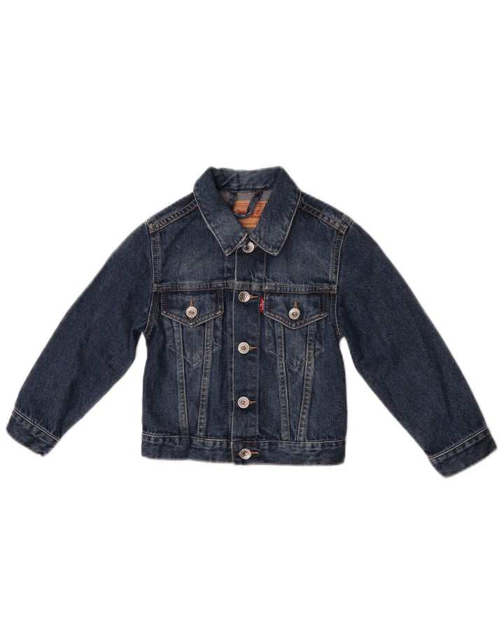 Levi's Boys Denim Jacket 3-4 Years Blue Cotton