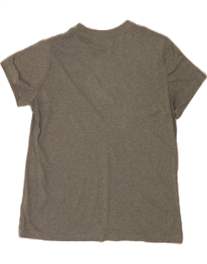 NIKE Womens Dri Fit T-Shirt Top UK 16 Large Grey Polyester Vintage Nike and Second-Hand Nike from Messina Hembry 