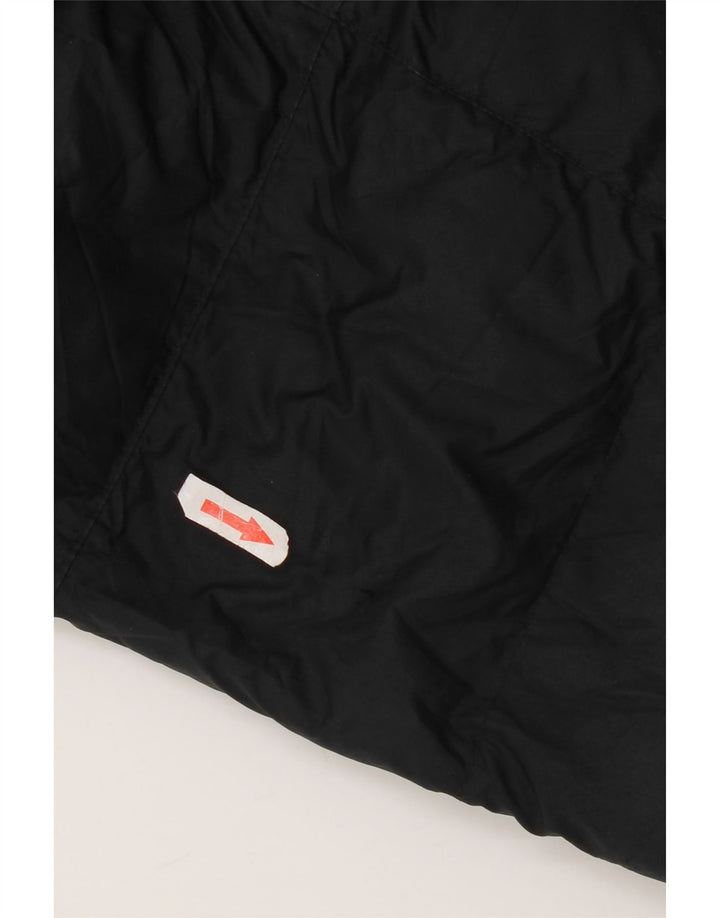 Nike Boys Hooded Padded Jacket 13-14 Years XL Black Polyester