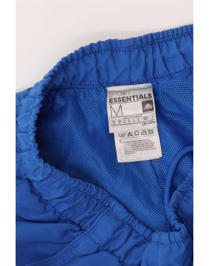 Adidas Mens Climalite Sport Shorts Medium Blue Polyester