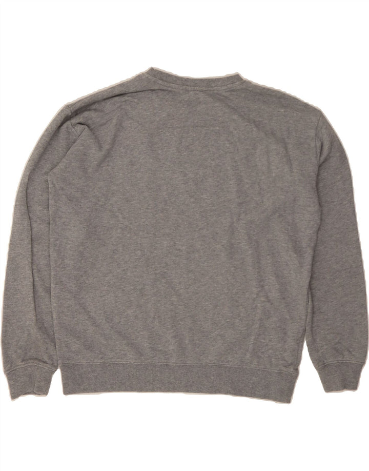 TOMMY HILFIGER Womens Graphic Sweatshirt Jumper UK 16 Large Grey Vintage Tommy Hilfiger and Second-Hand Tommy Hilfiger from Messina Hembry 