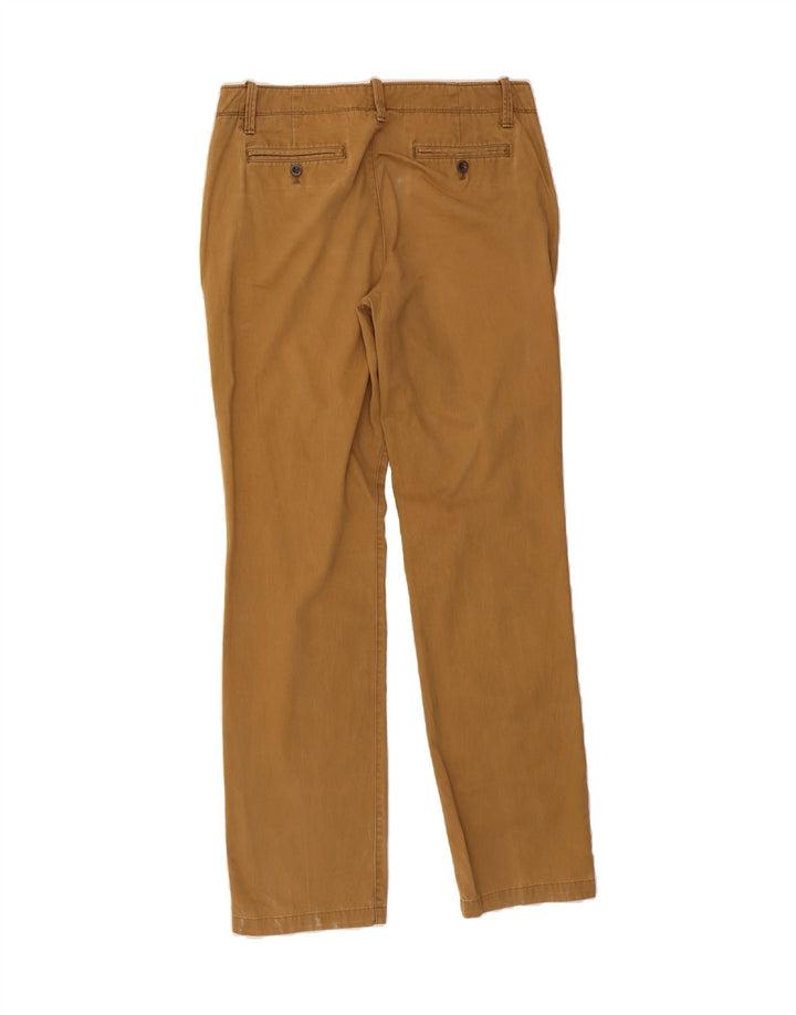 EDDIE BAUER Womens Straight Chino Trousers W34 L34 Brown Cotton Vintage Eddie Bauer and Second-Hand Eddie Bauer from Messina Hembry 