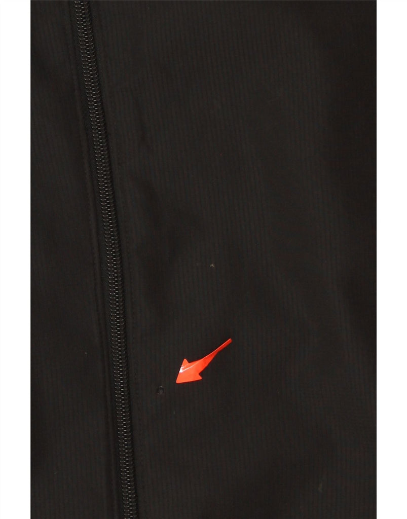 ADIDAS Mens Hooded Reversible Jacket UK 36 Small Black Polyester Vintage Adidas and Second-Hand Adidas from Messina Hembry 