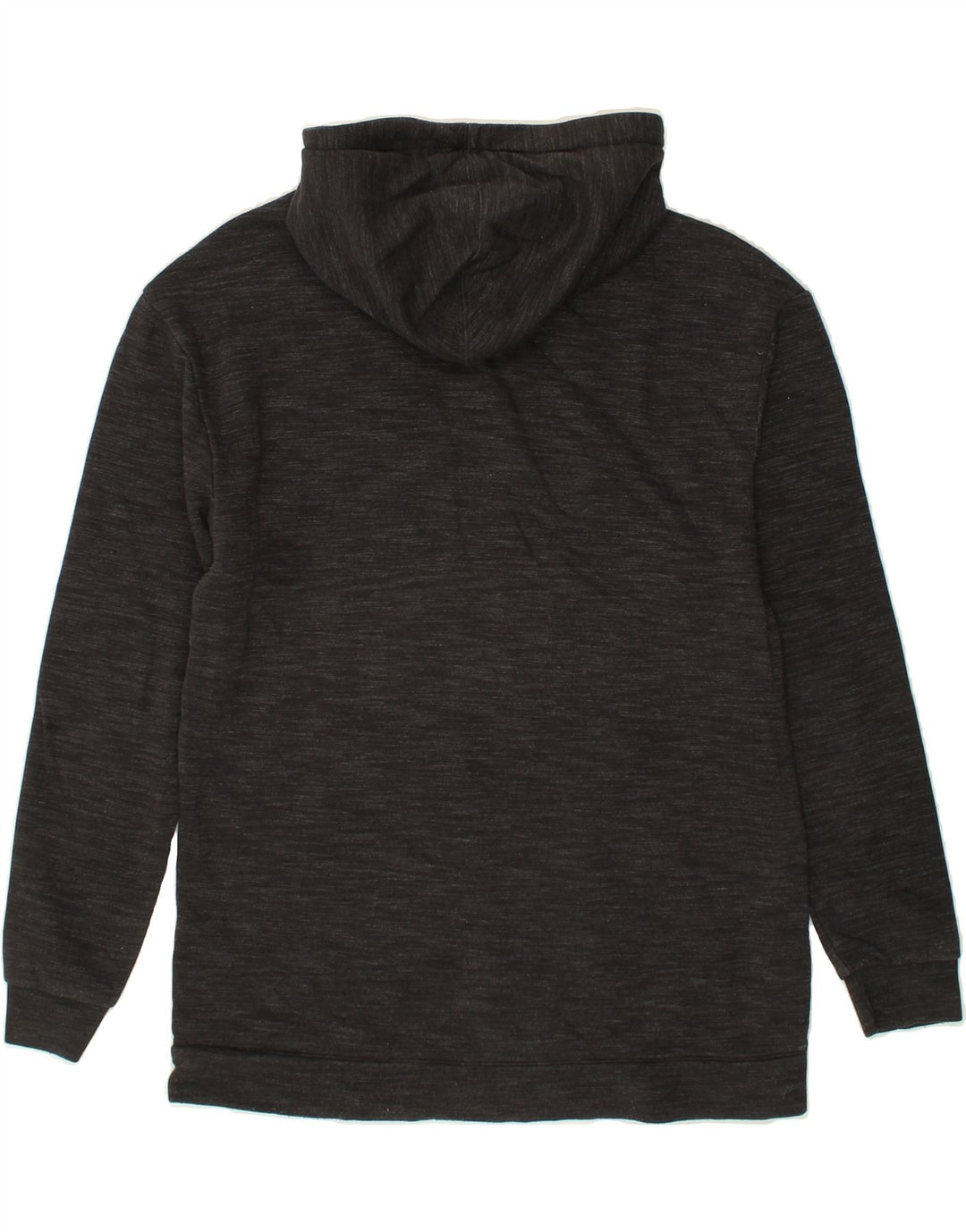 REEBOK Mens Graphic Hoodie Jumper Medium Grey Flecked Cotton Vintage Reebok and Second-Hand Reebok from Messina Hembry 
