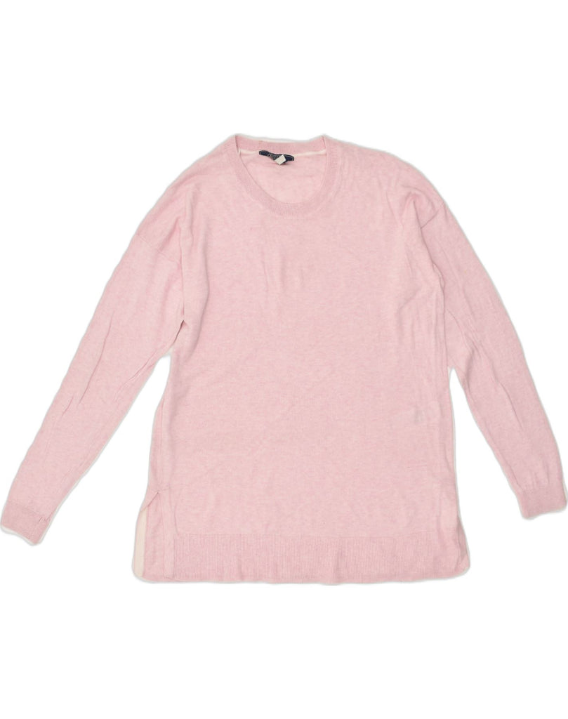 JOULES Womens Crew Neck Jumper Sweater UK 8 Small Pink Cotton | Vintage Joules | Thrift | Second-Hand Joules | Used Clothing | Messina Hembry 