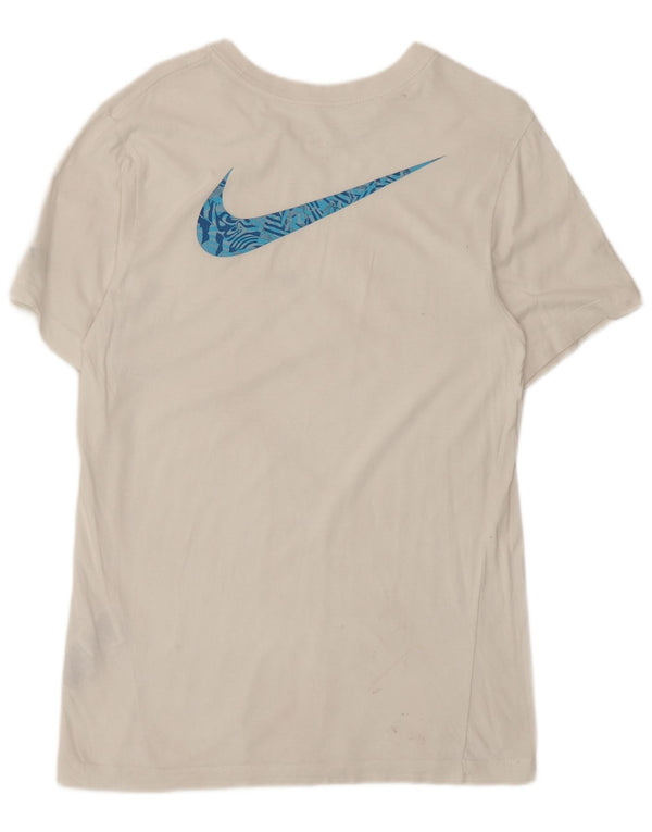 Nike Mens Graphic T-Shirt Top Small White Cotton