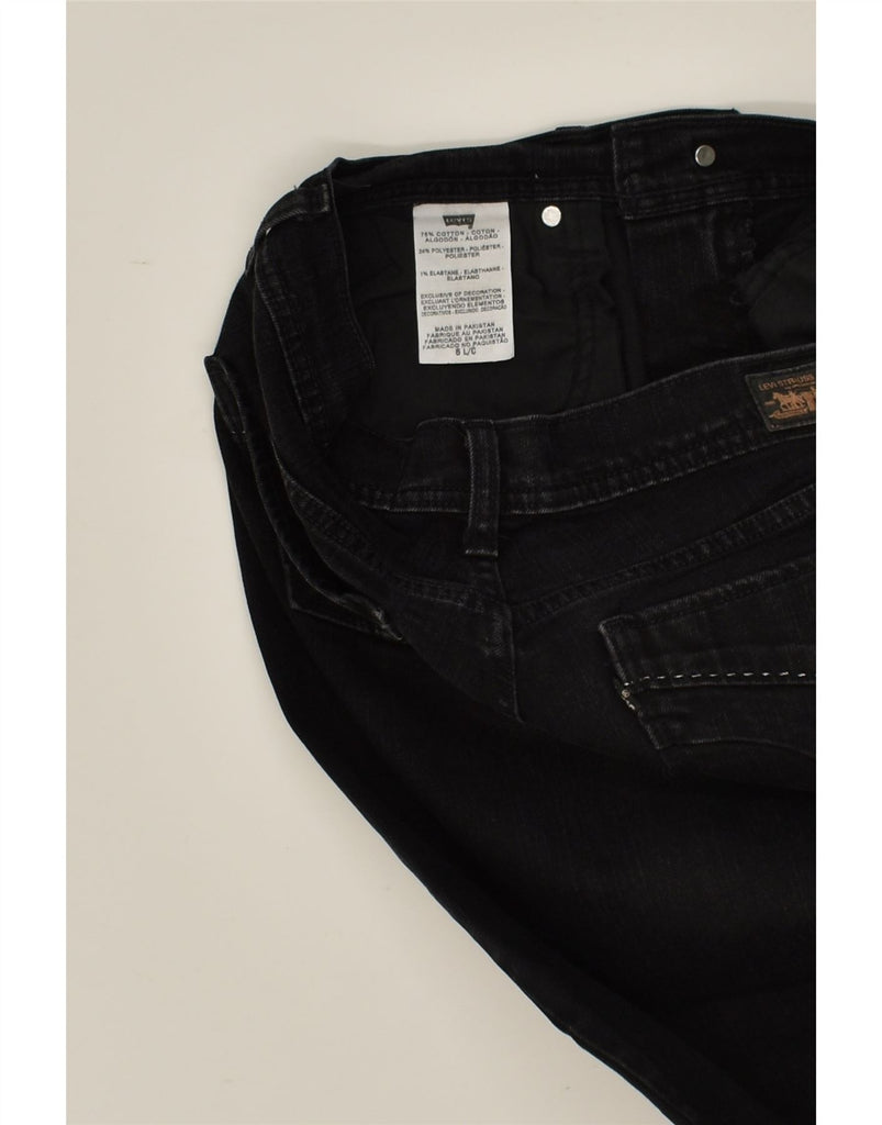 LEVI'S Womens 505 Straight Jeans US 6 Medium W32 L33 Black Cotton | Vintage Levi's | Thrift | Second-Hand Levi's | Used Clothing | Messina Hembry 