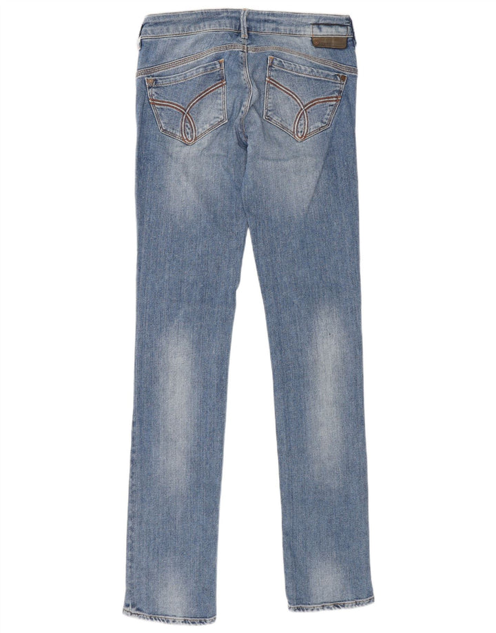 CALVIN KLEIN Womens Slim Jeans W27 L33 Blue Cotton