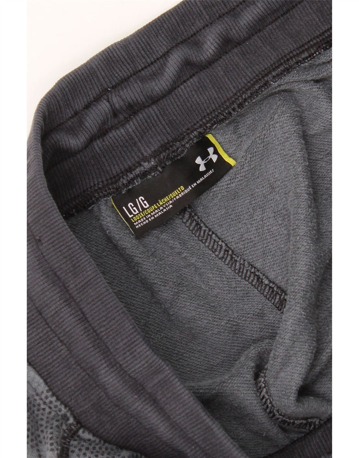 Under Armour Mens Sport Shorts Large  Navy Blue Camouflage