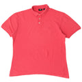 Fila Mens Polo Shirt Large Pink Cotton