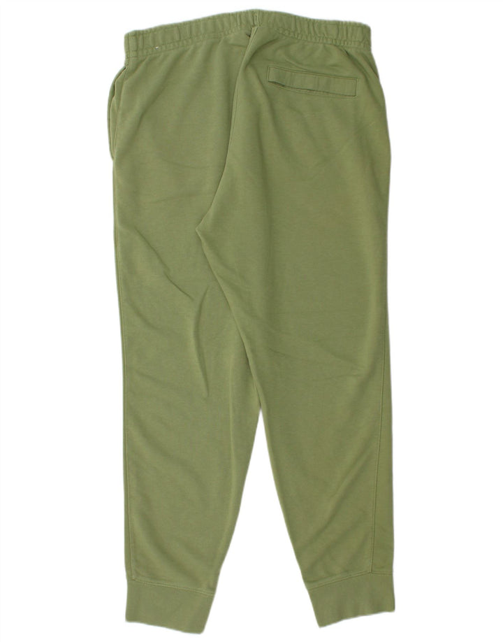 Nike Mens Tracksuit Trousers Joggers Large  Green Cotton