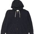 Marks & Spencer Mens Zip Hoodie Sweater XL Navy Blue Cotton