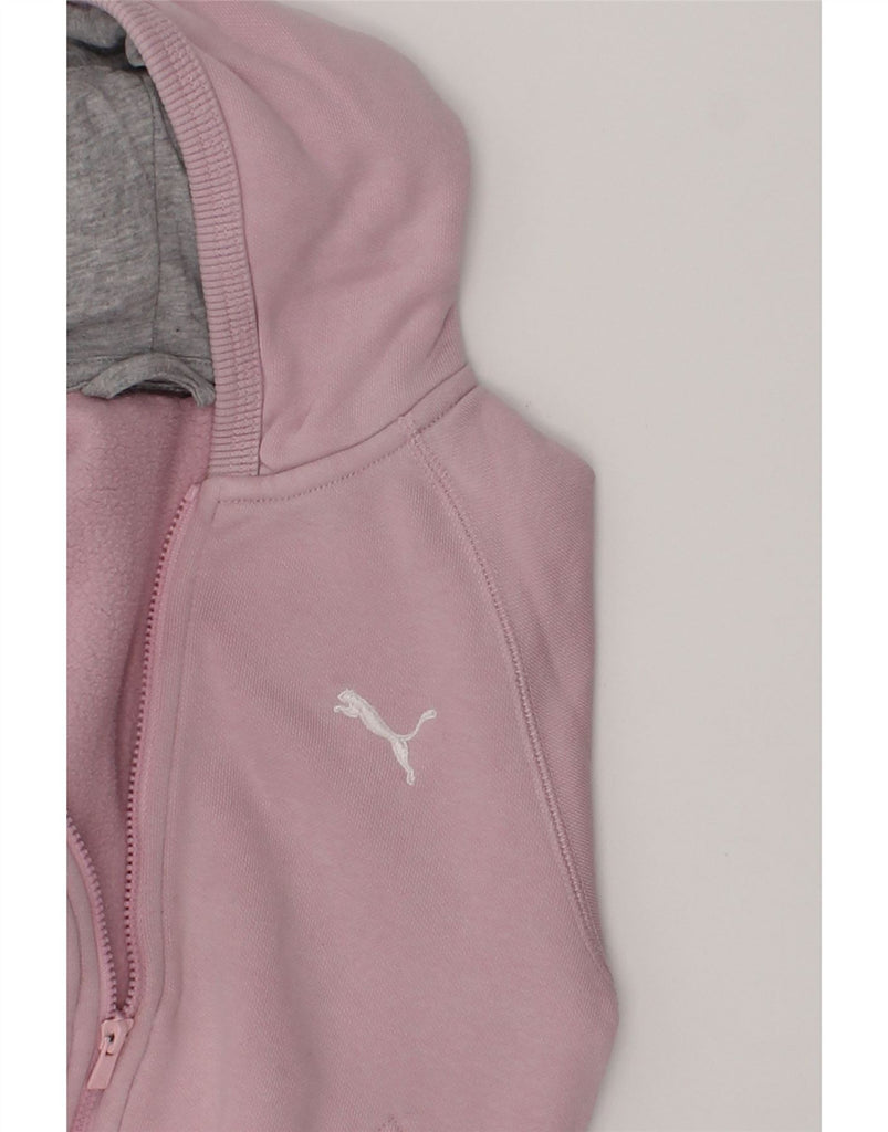 PUMA Girls Zip Hoodie Sweater 2-3 Years Pink | Vintage Puma | Thrift | Second-Hand Puma | Used Clothing | Messina Hembry 