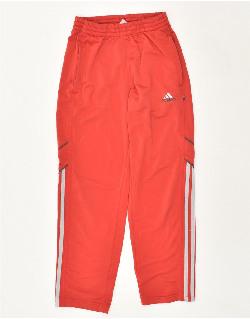 ADIDAS Boys Tracksuit Trousers 11-12 Years Red Polyester | Vintage Adidas | Thrift | Second-Hand Adidas | Used Clothing | Messina Hembry 