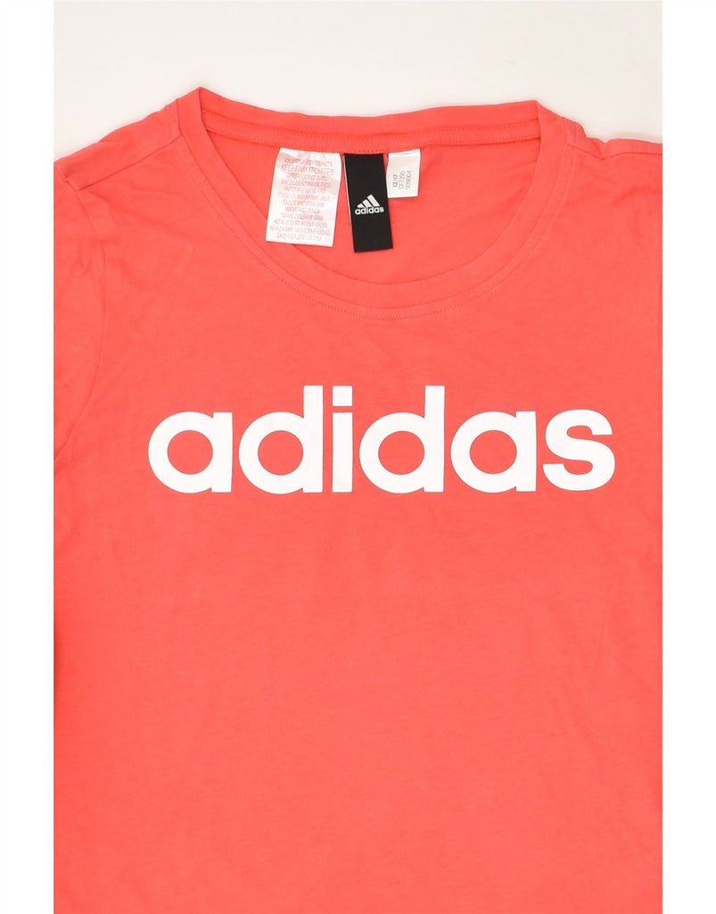 ADIDAS Girls Graphic T-Shirt Top 11-12 Years Pink | Vintage Adidas | Thrift | Second-Hand Adidas | Used Clothing | Messina Hembry 