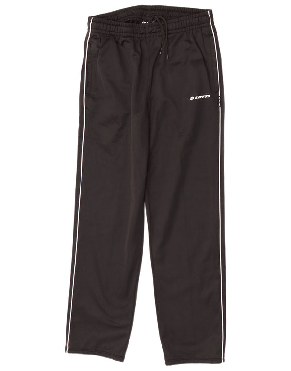 Lotto Womens Tracksuit Trousers UK 12 Medium Black Polyester