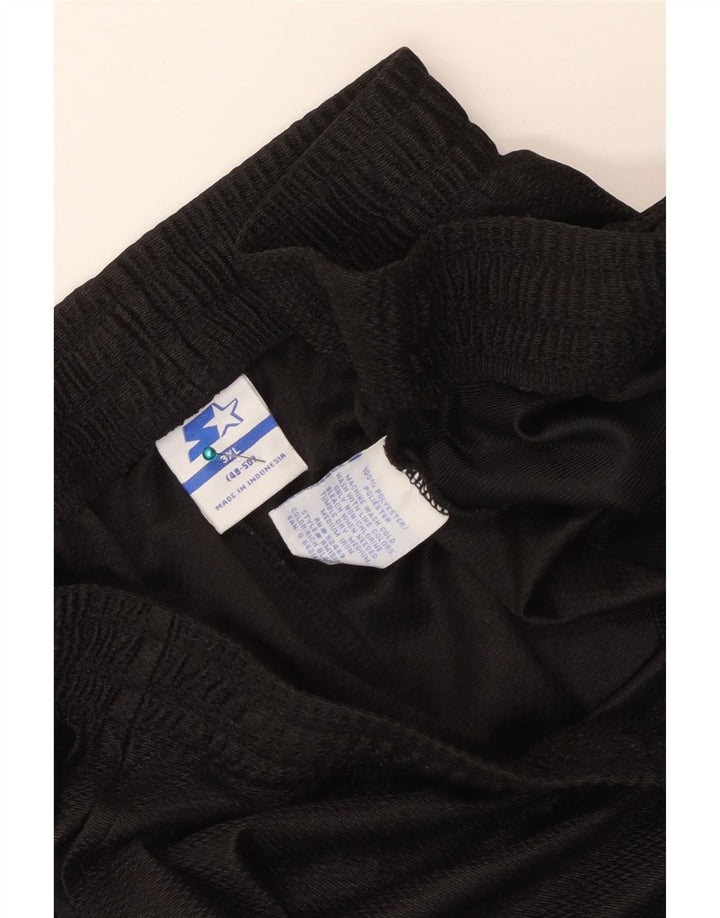 STARTER Mens Sport Shorts 3XL  Black Polyester