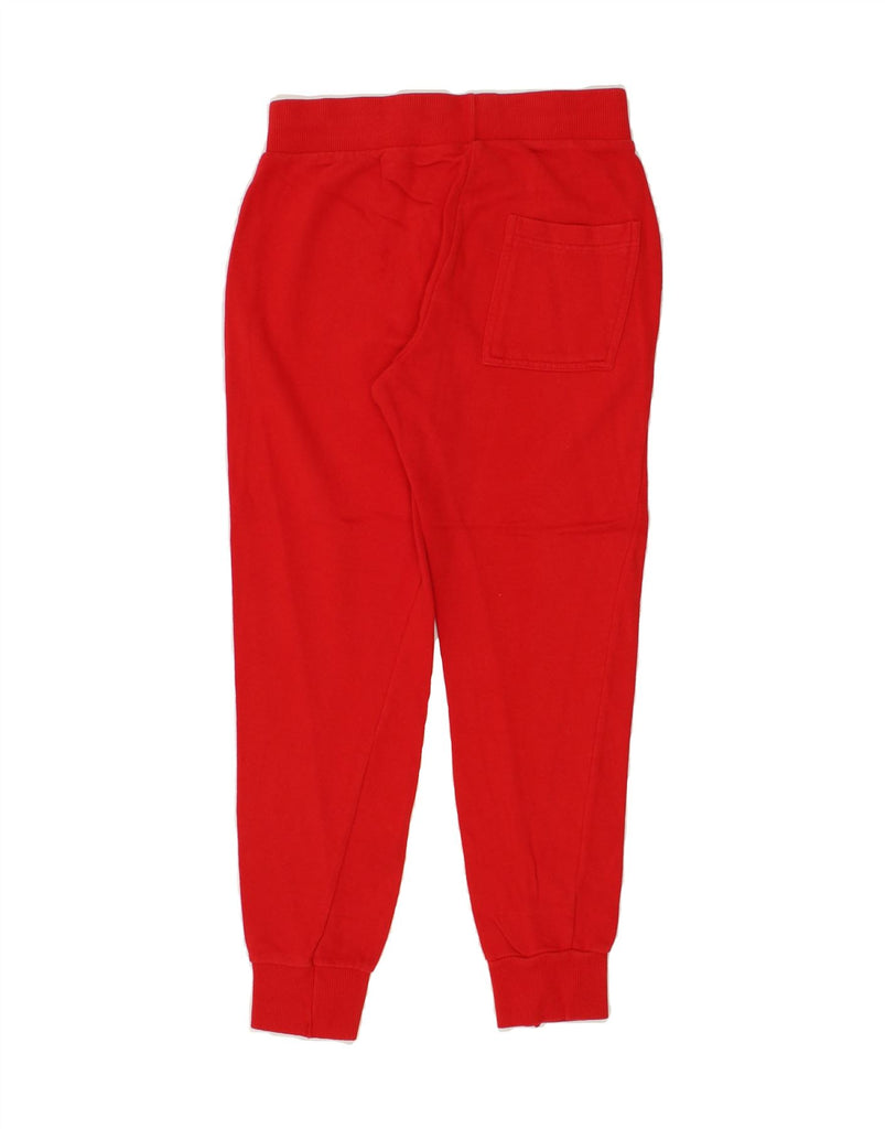 BENETTON Girls Tracksuit Trousers Joggers 11-12 Years 2XL Red Cotton | Vintage Benetton | Thrift | Second-Hand Benetton | Used Clothing | Messina Hembry 