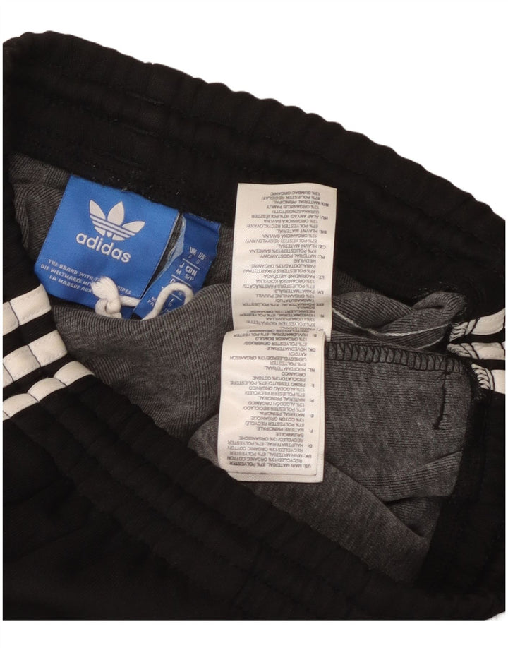 Adidas Mens Tracksuit Trousers Joggers Small Black Polyester