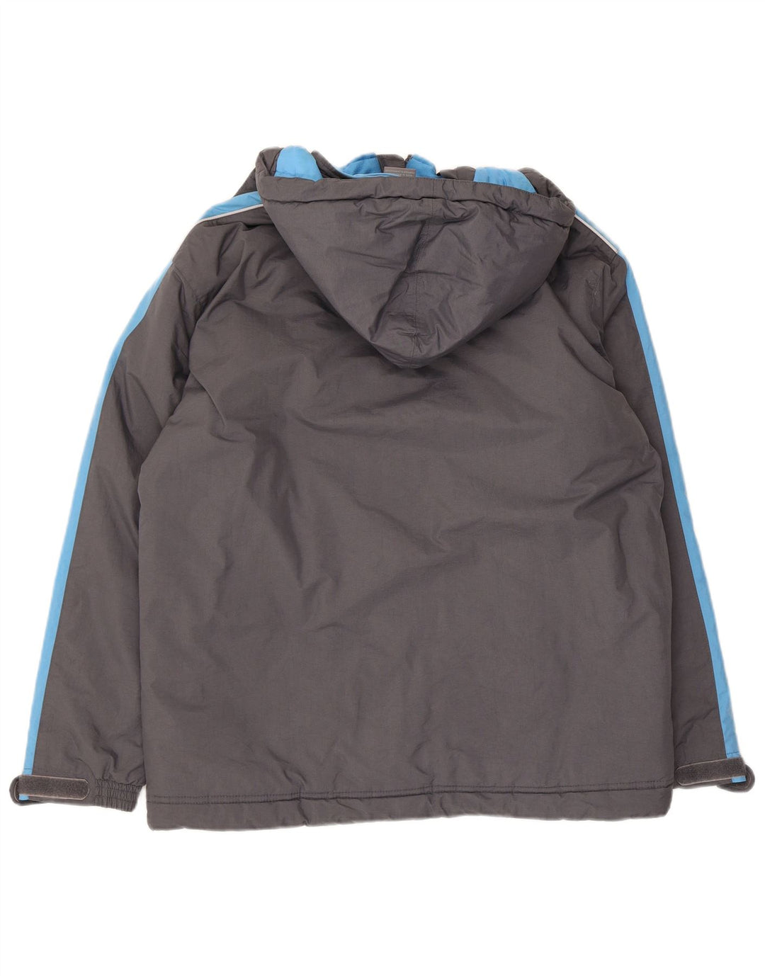 Nike Boys Hooded Windbreaker Jacket 15-16 Years XL Grey Colourblock Nylon