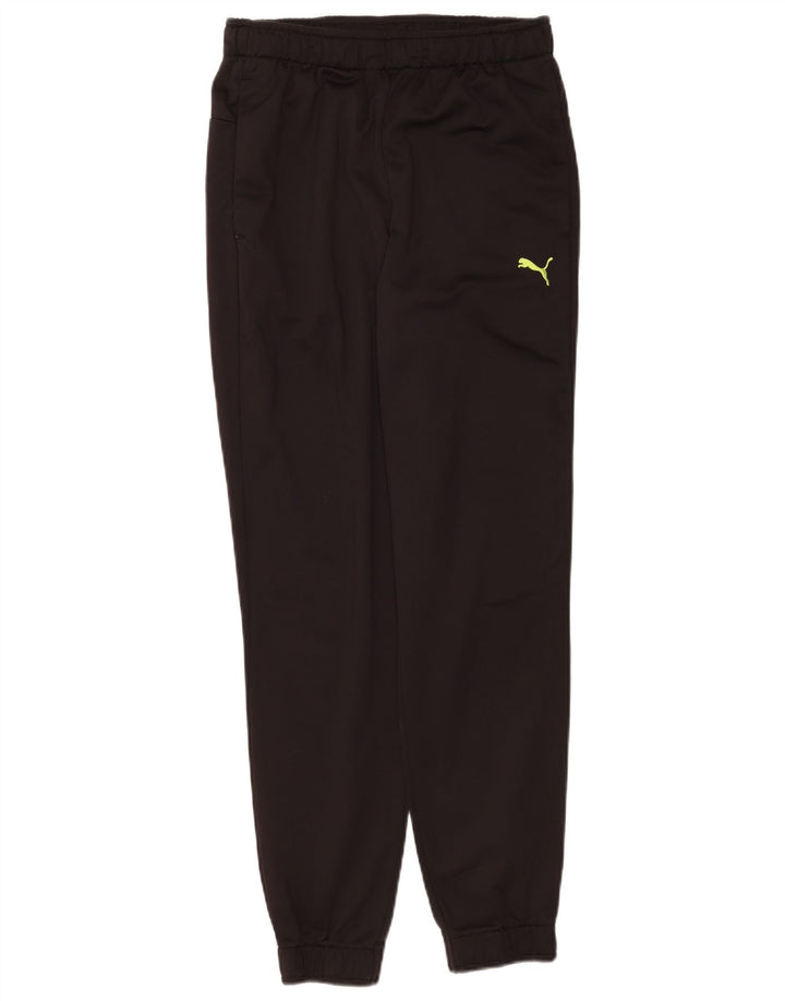 Puma Mens Tracksuit Trousers Joggers Small  Black Polyester
