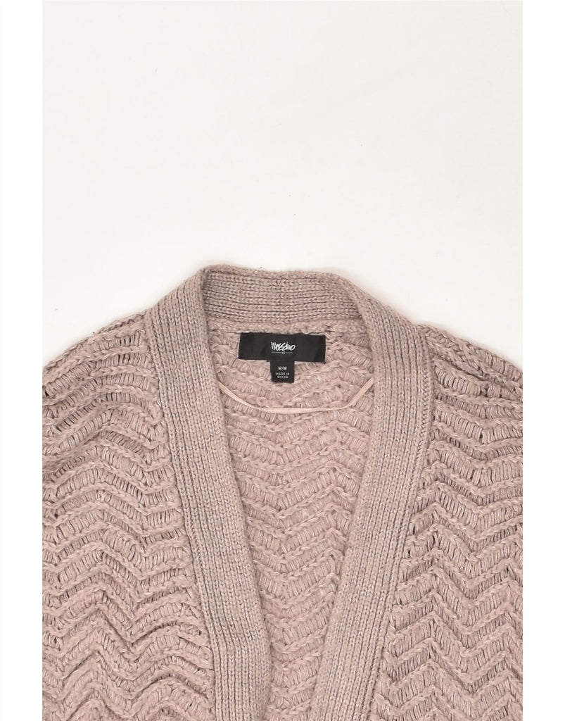 MOSSIMO Womens Cardigan Sweater UK 14 Medium Beige Acrylic | Vintage Mossimo | Thrift | Second-Hand Mossimo | Used Clothing | Messina Hembry 