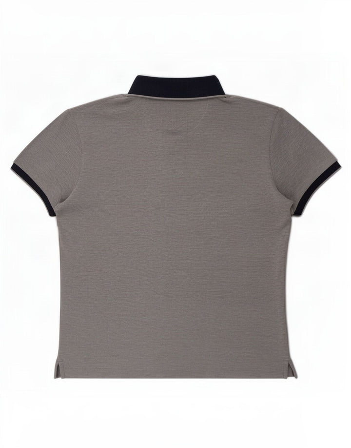 Gant Mens Polo Shirt Large Grey Cotton