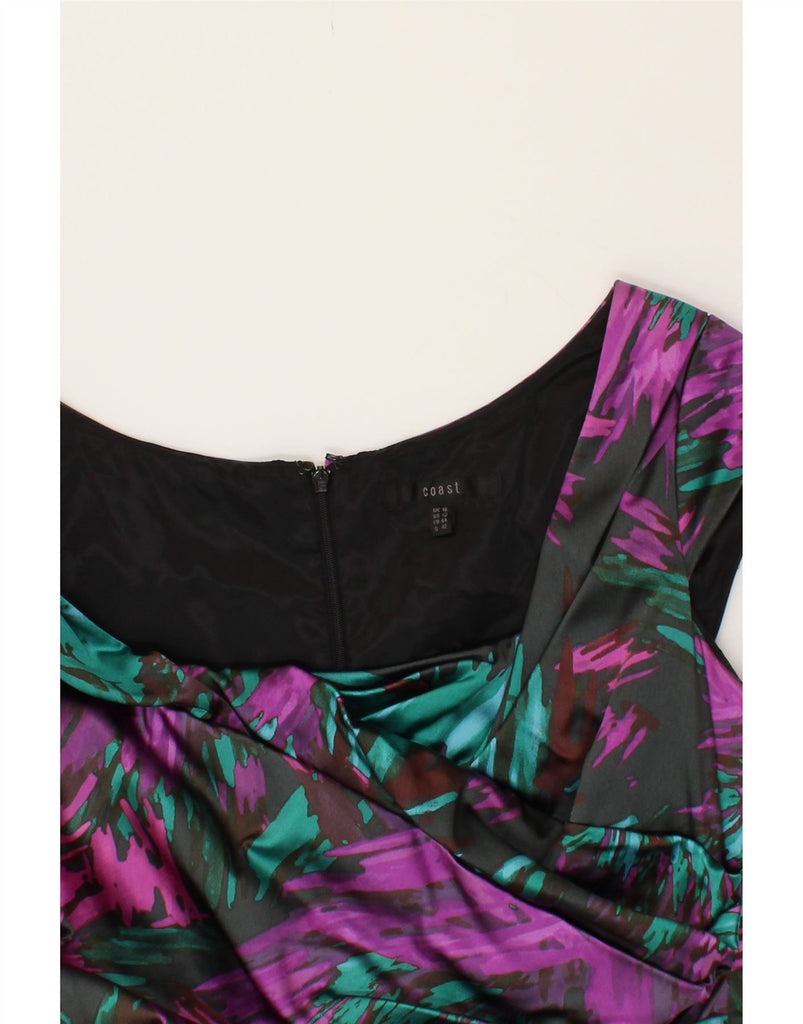 COAST Womens Abstract Pattern Sheath Dress UK 16 Large Multicoloured Vintage Coast and Second-Hand Coast from Messina Hembry 