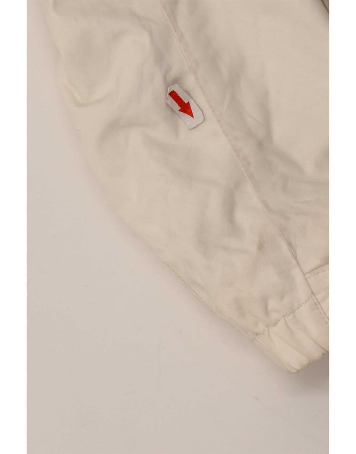 The North Face Womens Hooded Ski Jacket UK 10 Small White Polyester