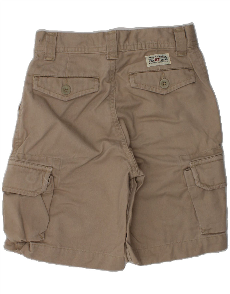 POLO RALPH LAUREN Boys Cargo Shorts 4-5 Years W22  Brown Cotton | Vintage Polo Ralph Lauren | Thrift | Second-Hand Polo Ralph Lauren | Used Clothing | Messina Hembry 