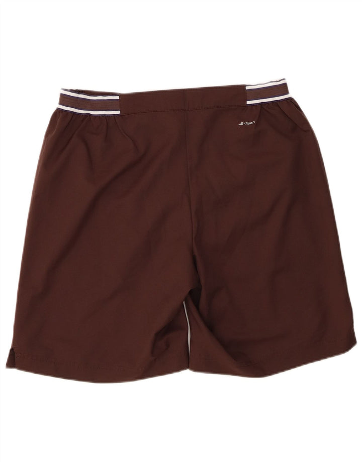 Sergio Tacchini Mens Casual Shorts Medium W32  Brown Polyester