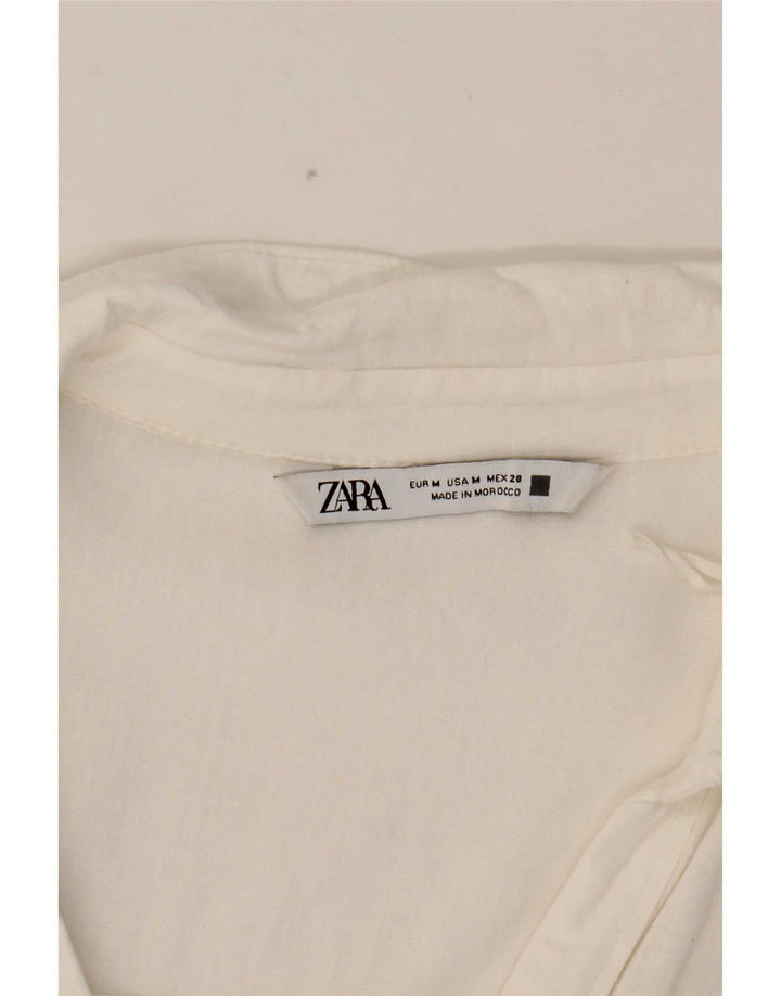Zara Womens Oversized Shirt UK 14 Medium White