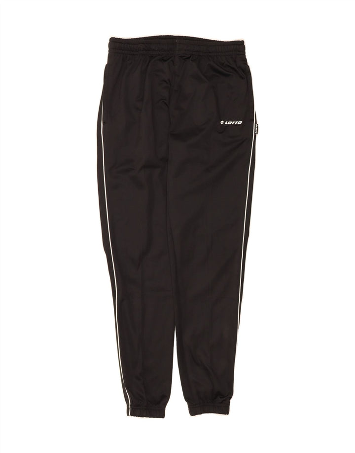 LOTTO Mens Tracksuit Trousers Joggers Large  Black Polyester Vintage Lotto and Second-Hand Lotto from Messina Hembry 