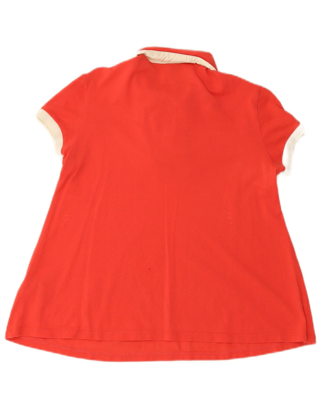 MONCLER Womens Polo Shirt UK 12 Medium Red