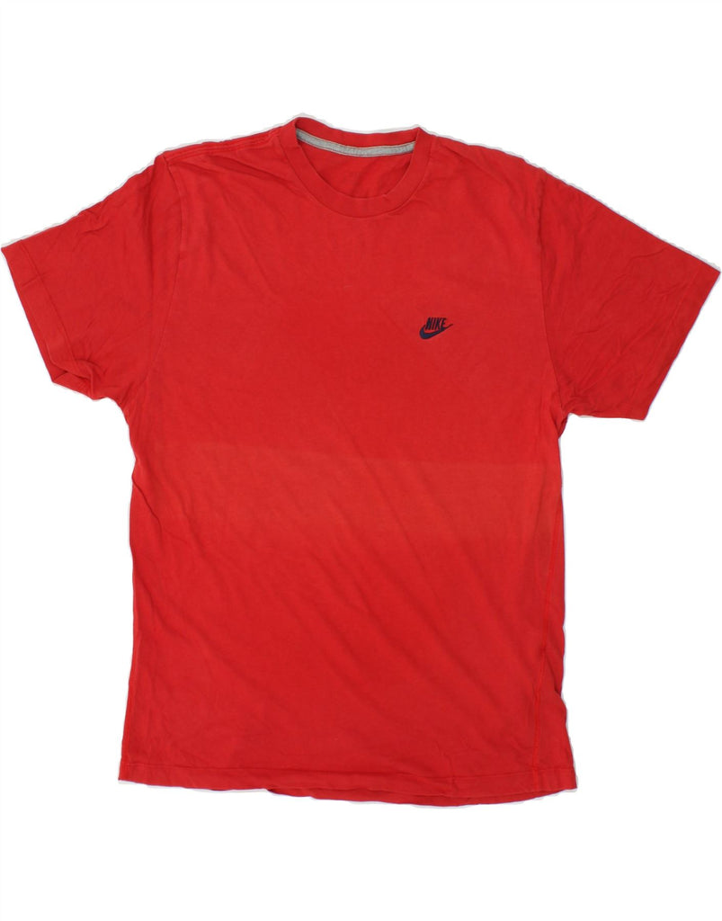 NIKE Mens T-Shirt Top Medium Red Cotton | Vintage Nike | Thrift | Second-Hand Nike | Used Clothing | Messina Hembry 