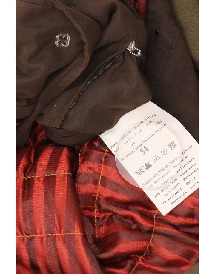 Bugatti Mens Overcoat EU 54 2XL Brown Polyester