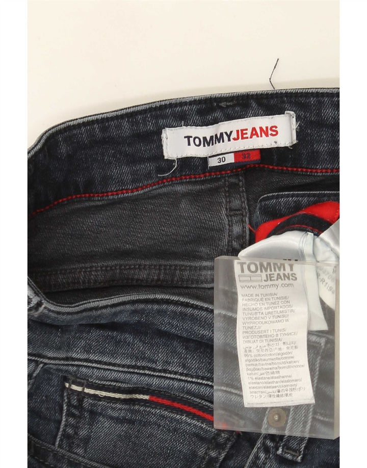 Tommy Hilfiger Mens Slim Jeans W30 L32 Navy Blue Cotton