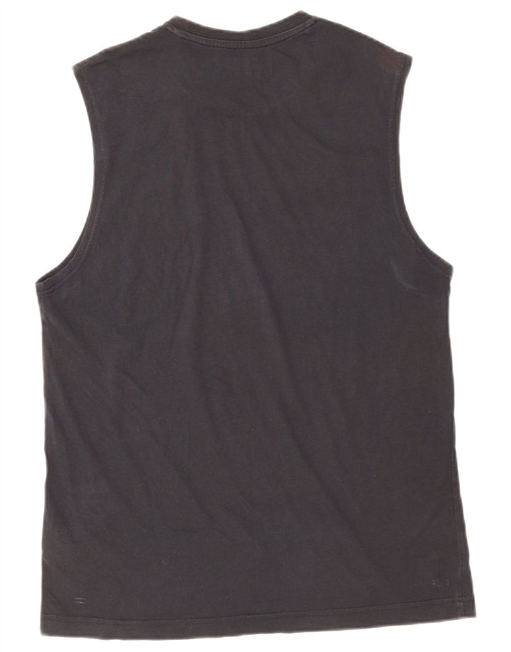 Lotto Mens Graphic Vest Top Large Black Cotton