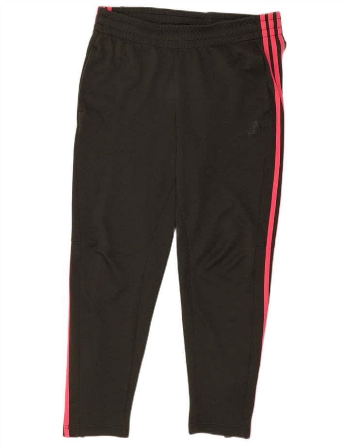 Adidas Womens Tracksuit Trousers UK 16/18 Large Black Polyester