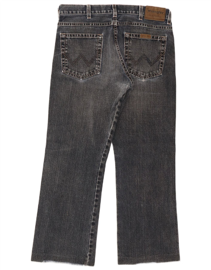 Wrangler Mens Bootcut Jeans W32 L27 Blue Cotton