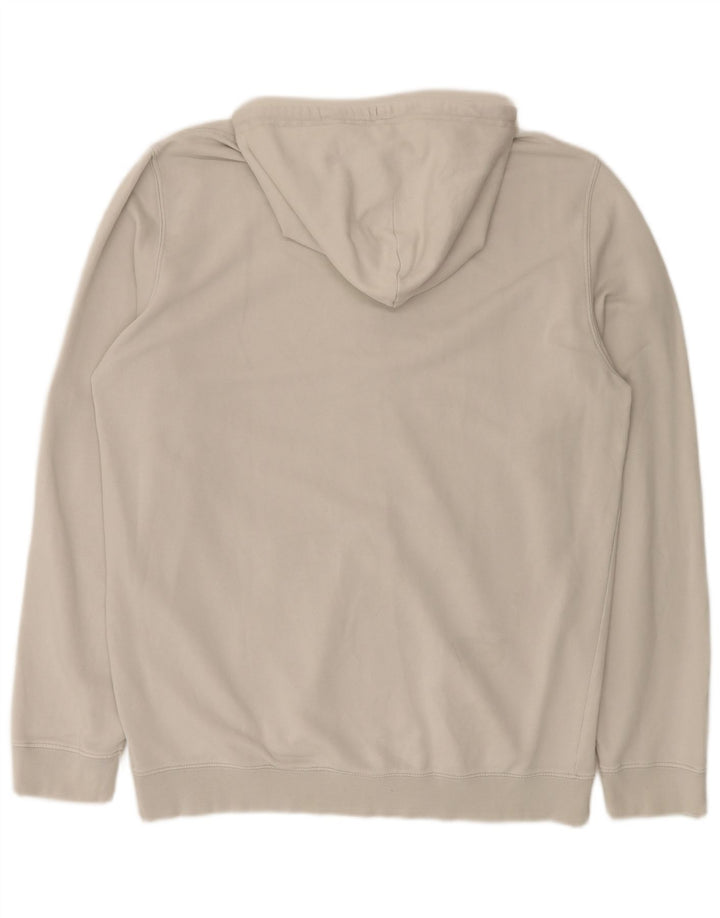 Champion Mens Zip Hoodie Sweater 3XL Grey Cotton