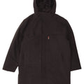 Champion Mens Hooded Padded Coat UK 40 Large Black Polyamide