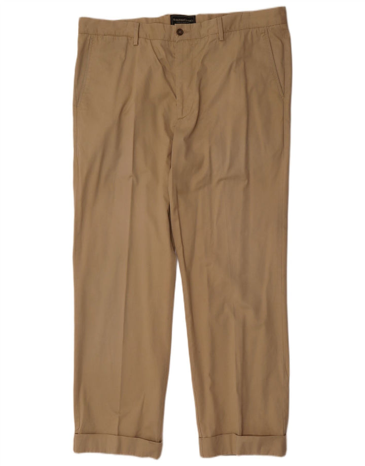 Marlboro Classics Mens Straight Chino Trousers W38 L30 Beige