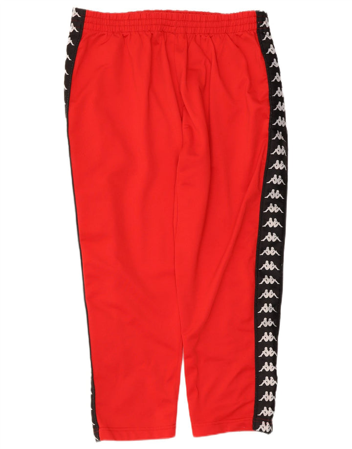 Kappa Mens Graphic Tracksuit Trousers XL Red