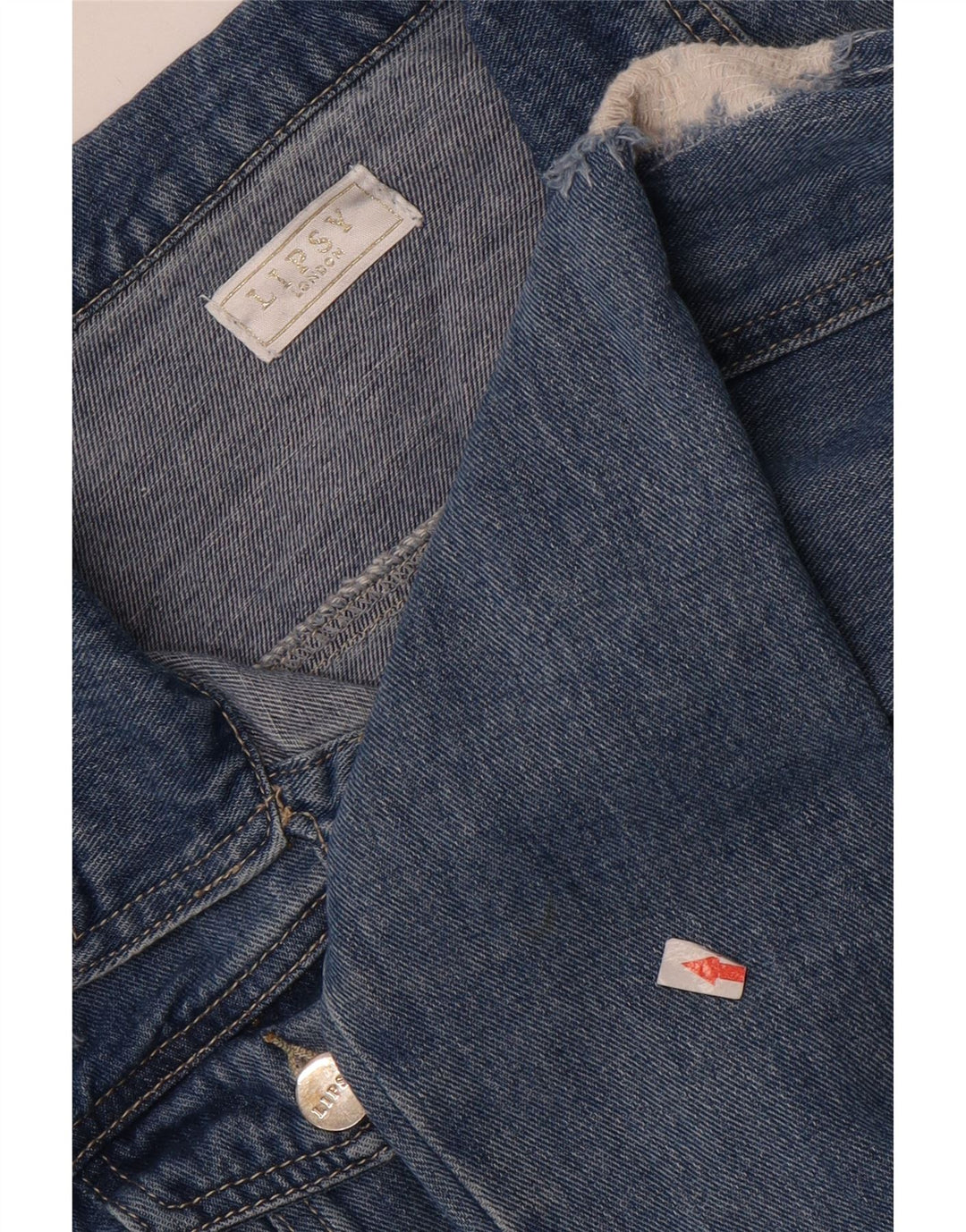 Lipsy Girls Denim Jacket 13-14 Years Blue Cotton