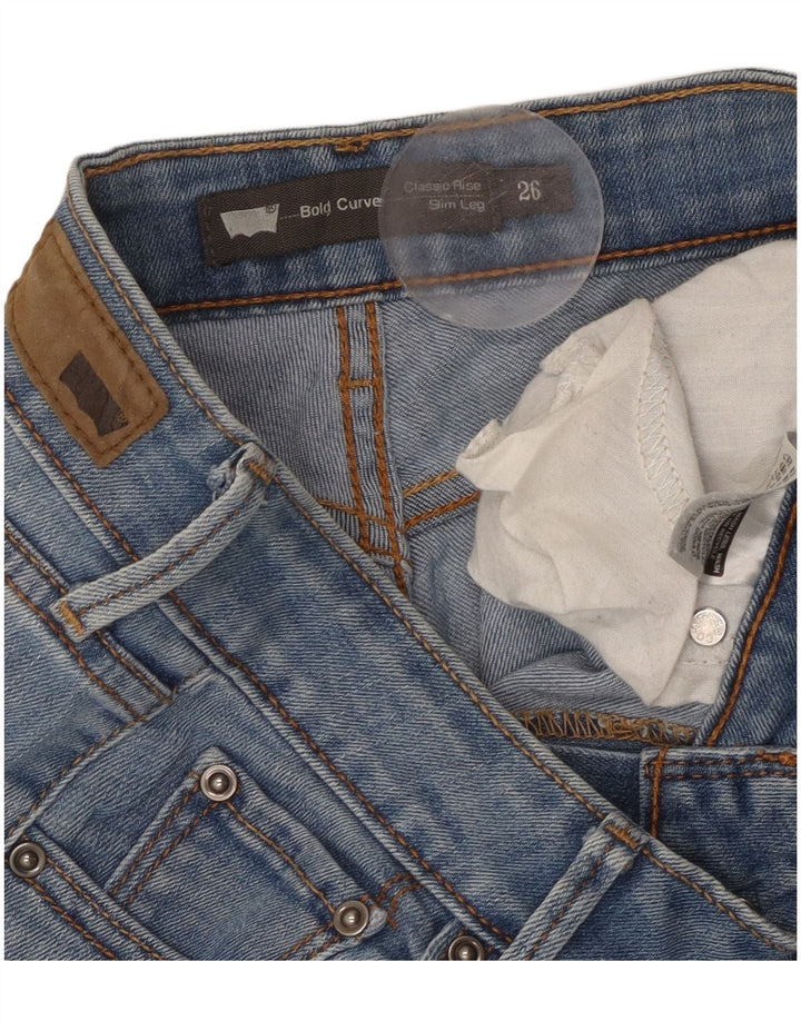 Levi's Womens Bold Curve Classic Rise Slim Jeans W26 L31  Blue
