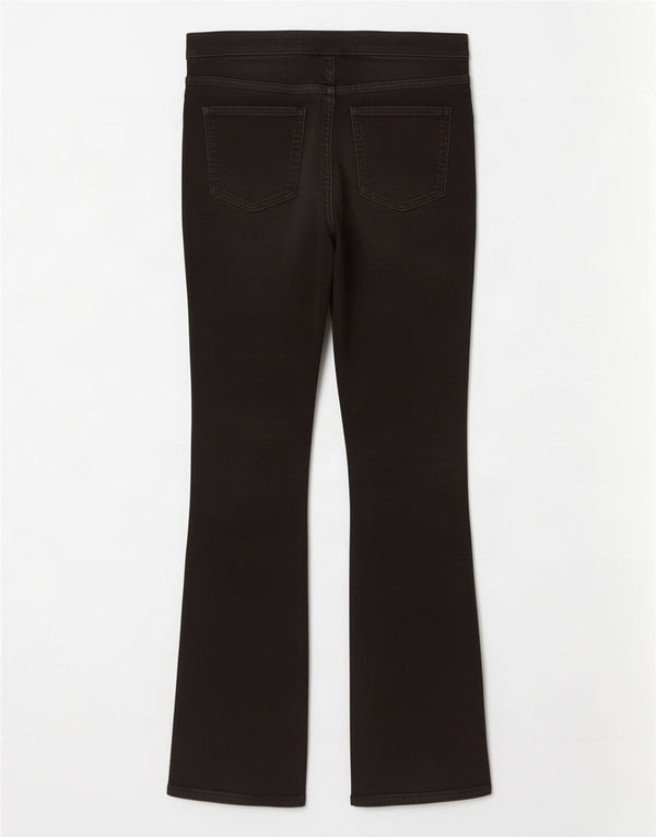 Marks & Spencer Womens Bootcut Casual Trousers UK 14 Large W32 L31 Black