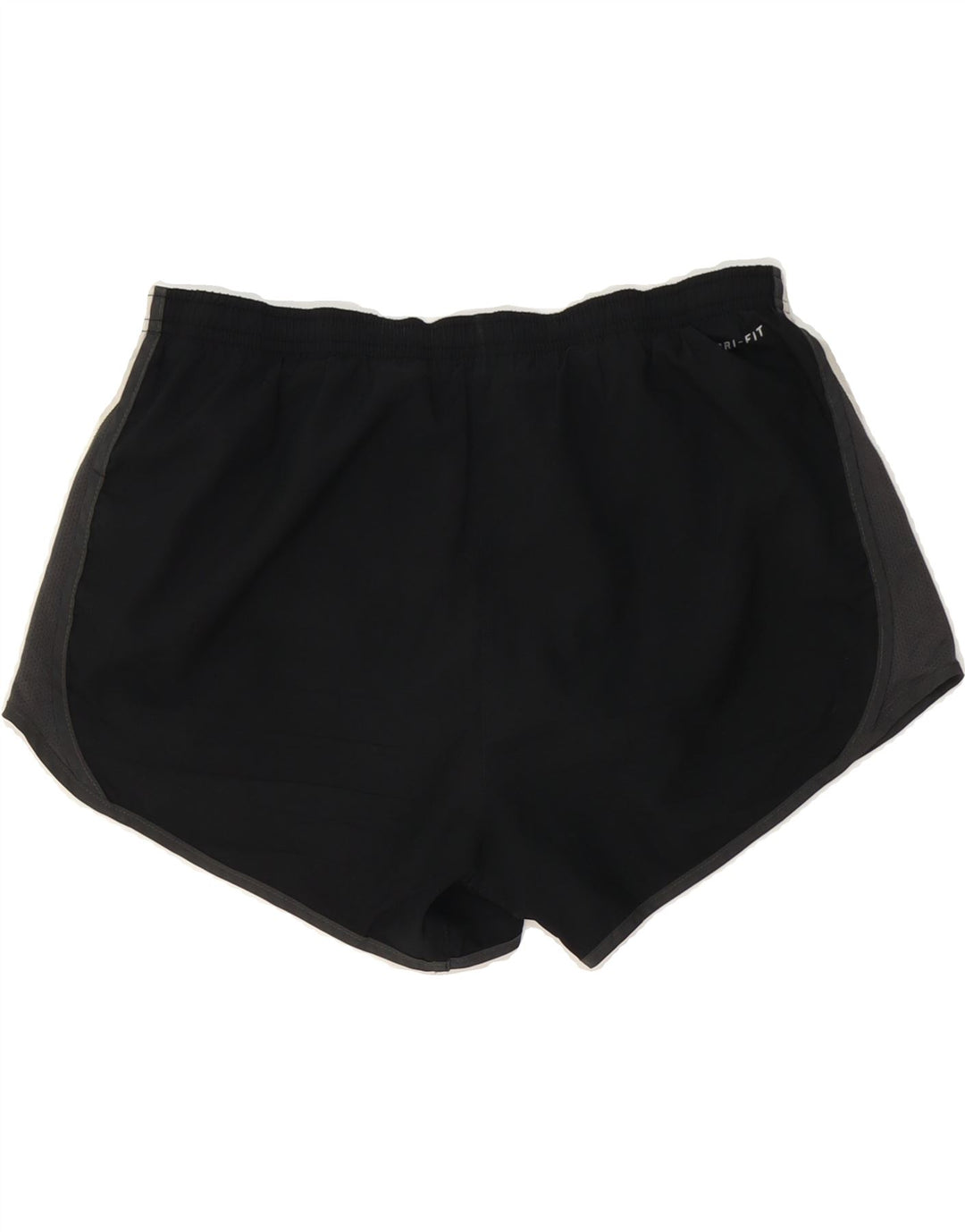 NIKE Womens Dri Fit Sport Shorts UK 14 Medium  Black Colourblock Polyester Vintage Nike and Second-Hand Nike from Messina Hembry 