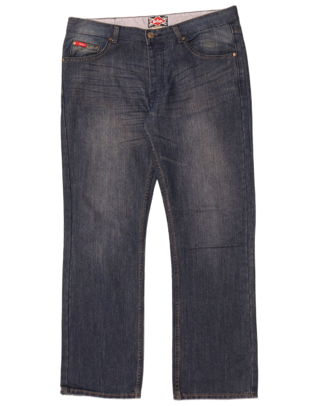 Lee Cooper Mens Straight Jeans  W36 L32 Blue Cotton
